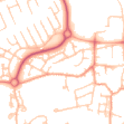 Daytime road noise heatmap for TF7 5HB