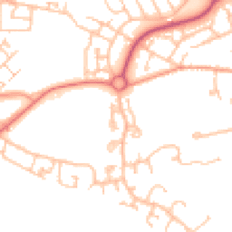 Daytime road noise heatmap for TF7 5RL