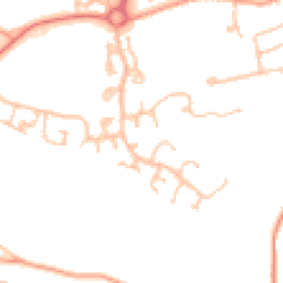 Daytime road noise heatmap for TF7 5SP