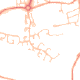 Daytime road noise heatmap for TF7 5ST