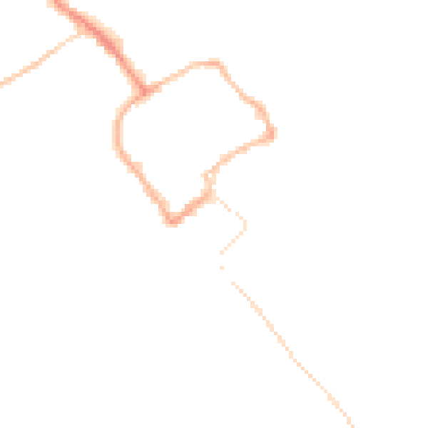 Night-time road noise heatmap for TF9 1AD