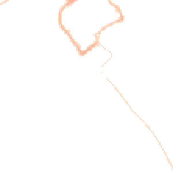 Night-time road noise heatmap for TF9 1AG