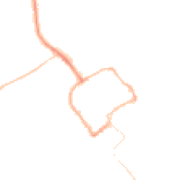 Night-time road noise heatmap for TF9 1PS