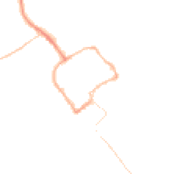 Night-time road noise heatmap for TF9 1PX