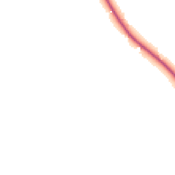 Night-time road noise heatmap for TF9 2BA