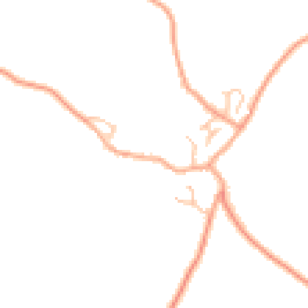 Daytime road noise heatmap for TF9 2BZ