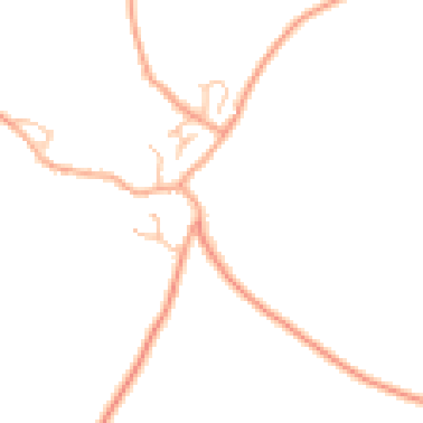 Daytime road noise heatmap for TF9 2DQ