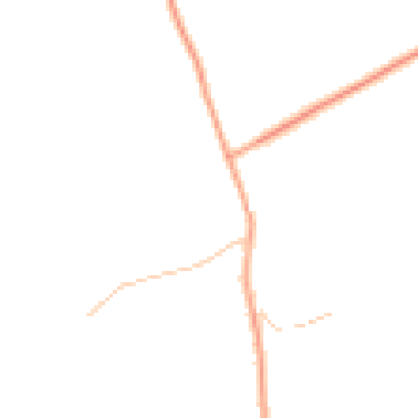 Daytime road noise heatmap for TF9 2FF