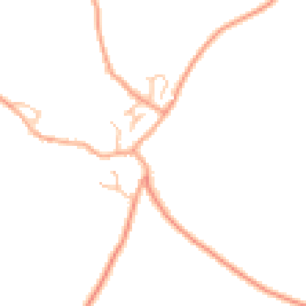 Daytime road noise heatmap for TF9 2GD