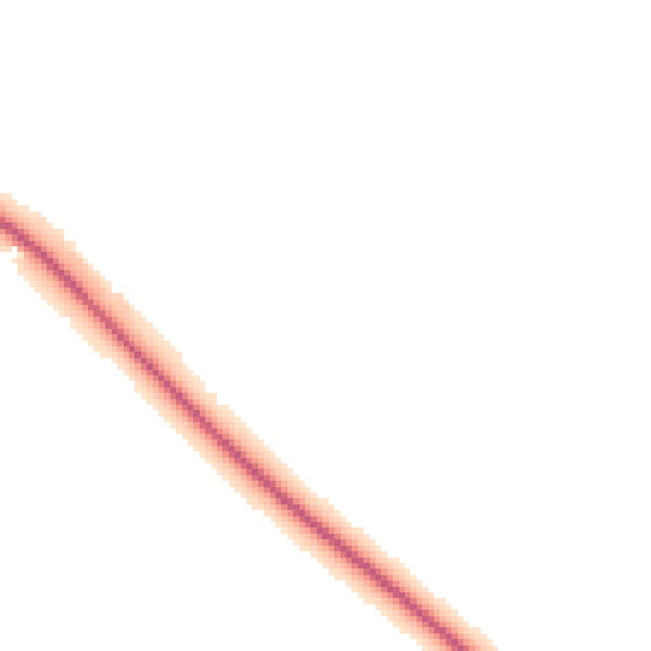 Night-time road noise heatmap for TF9 2HF