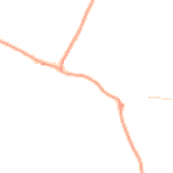 Daytime road noise heatmap for TF9 2PP