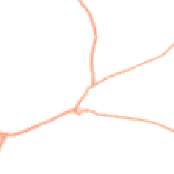 Daytime road noise heatmap for TF9 2RB