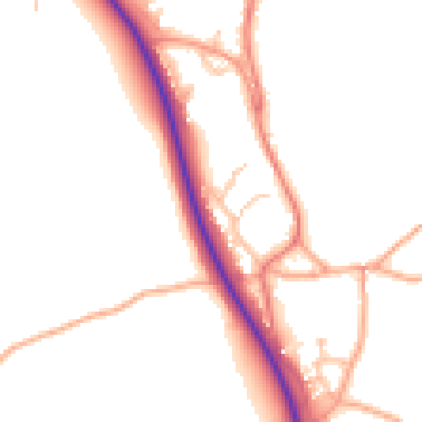 Daytime road noise heatmap for TF9 2TB