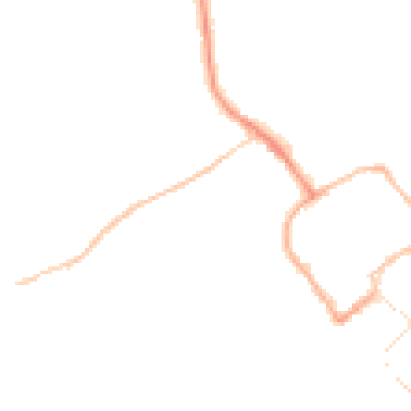 Night-time road noise heatmap for TF9 3AT