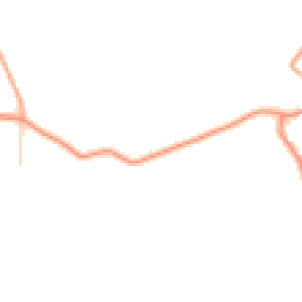 Daytime road noise heatmap for TF9 3JQ