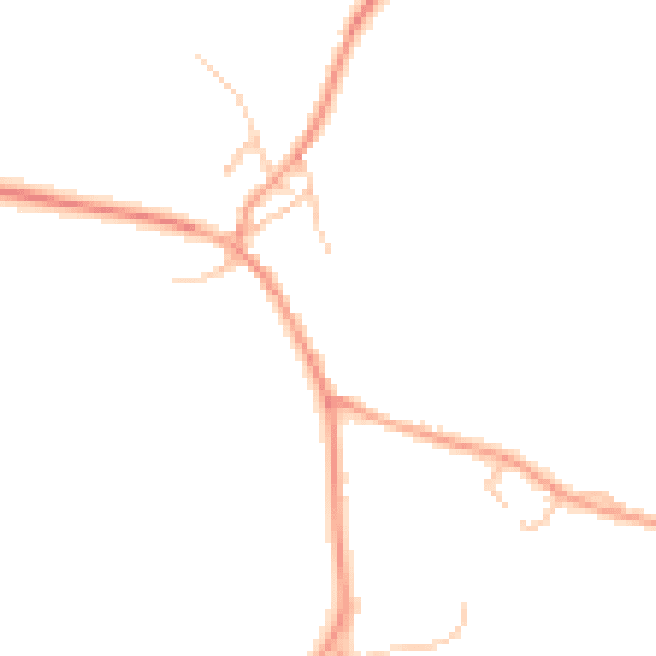 Daytime road noise heatmap for TF9 3PA