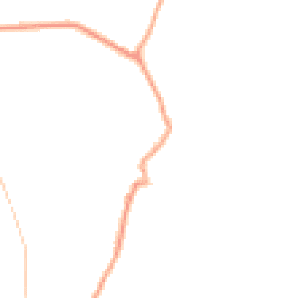 Daytime road noise heatmap for TF9 3RS