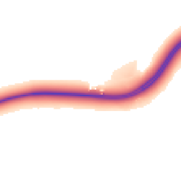 Daytime road noise heatmap for TF9 3SD