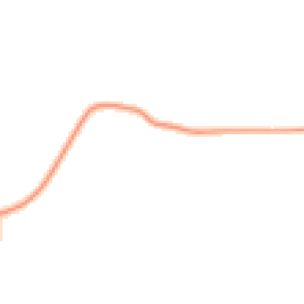 Daytime road noise heatmap for TF9 3SY