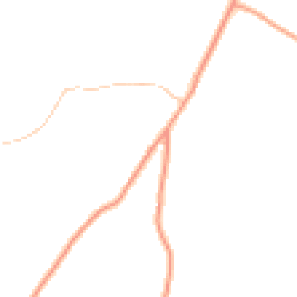 Daytime road noise heatmap for TF9 4AB