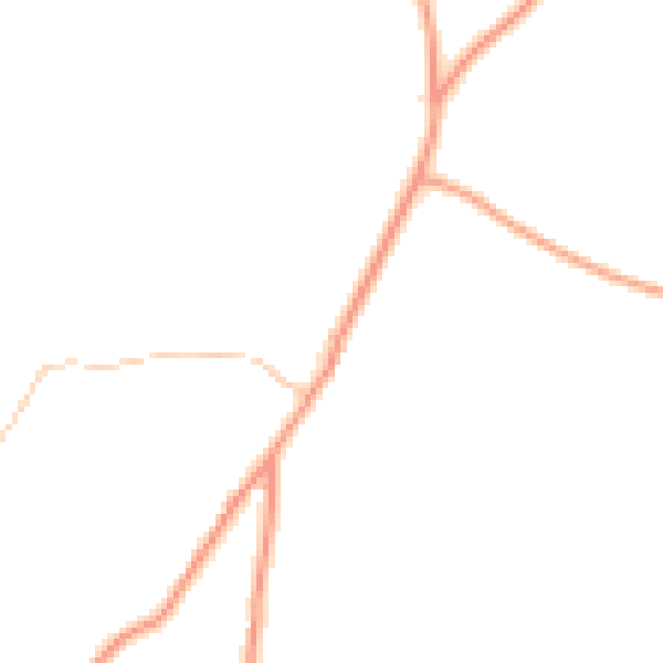 Daytime road noise heatmap for TF9 4AD