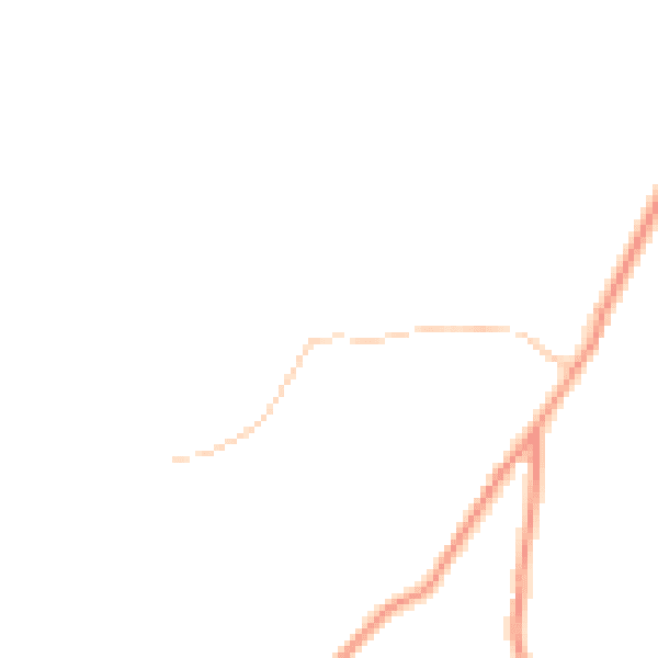 Daytime road noise heatmap for TF9 4BB