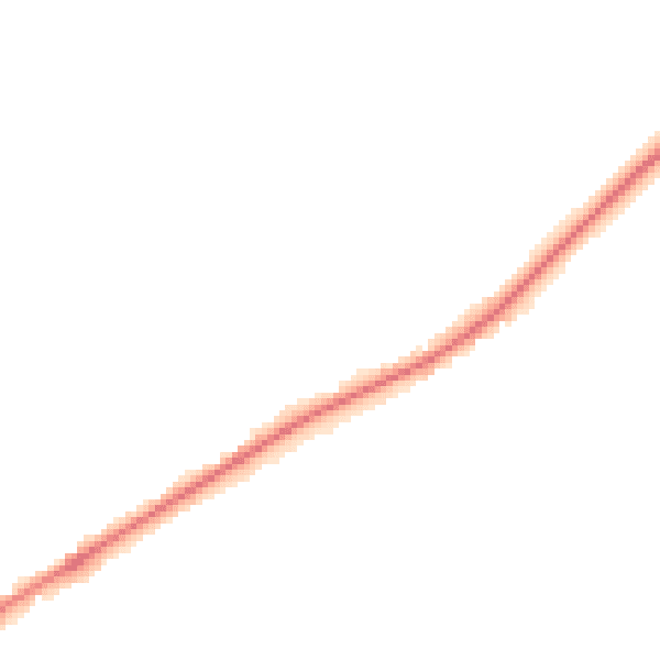 Night-time road noise heatmap for TF9 4EA