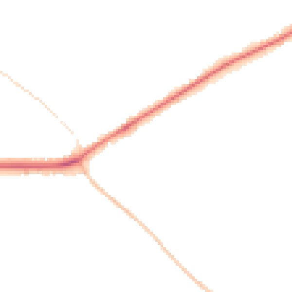 Night-time road noise heatmap for TF9 4GZ