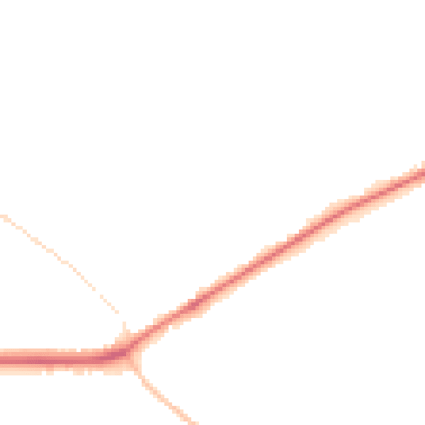 Night-time road noise heatmap for TF9 4HB