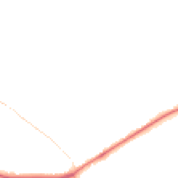 Night-time road noise heatmap for TF9 4RG