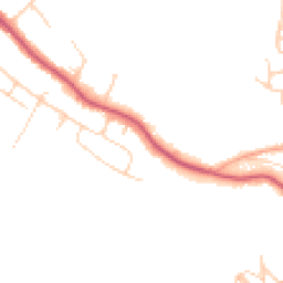 Daytime road noise heatmap for TN10 3AJ