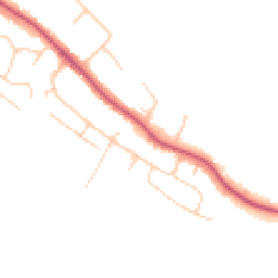 Daytime road noise heatmap for TN10 3AN