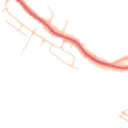 Daytime road noise heatmap for TN10 3AU