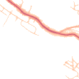 Daytime road noise heatmap for TN10 3BE