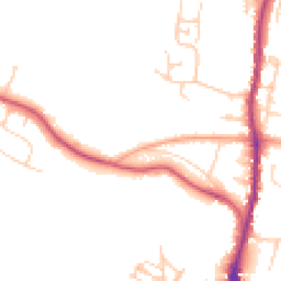Daytime road noise heatmap for TN10 3BX