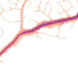Daytime road noise heatmap for TN10 4HA