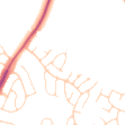 Daytime road noise heatmap for TN10 4RX