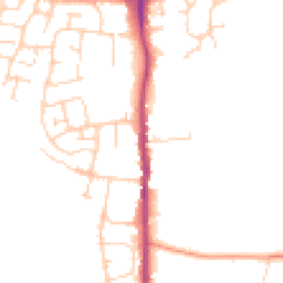 Daytime road noise heatmap for TN12 0AB