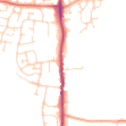 Daytime road noise heatmap for TN12 0AD
