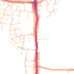 Daytime road noise heatmap for TN12 0AE