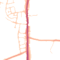 Daytime road noise heatmap for TN12 0AF
