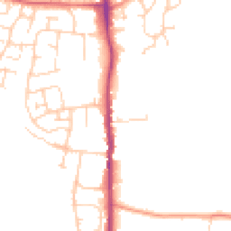 Daytime road noise heatmap for TN12 0AH