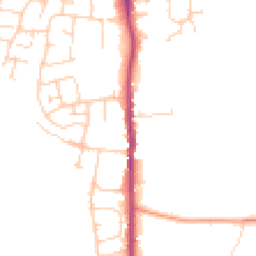 Daytime road noise heatmap for TN12 0AP
