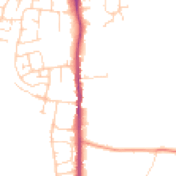 Daytime road noise heatmap for TN12 0AT