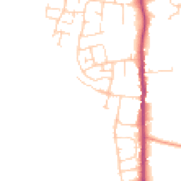 Daytime road noise heatmap for TN12 0BB
