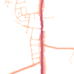 Daytime road noise heatmap for TN12 0BG