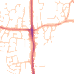Daytime road noise heatmap for TN12 0BP