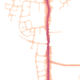 Daytime road noise heatmap for TN12 0BQ