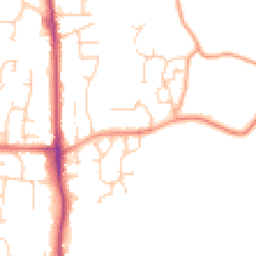 Daytime road noise heatmap for TN12 0BU