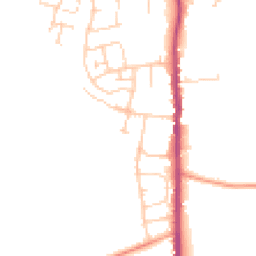 Daytime road noise heatmap for TN12 0BW